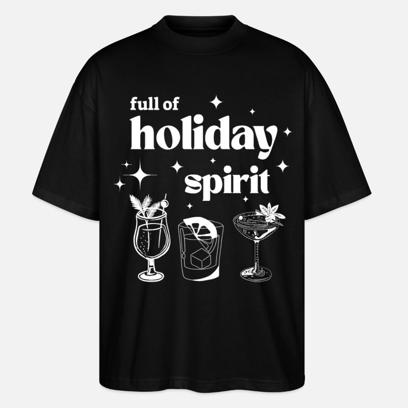 Voller Urlaubsstimmung - Stanley/Stella Oversized Unisex Bio T-Shirt Blaster 2.0 - Schwarz