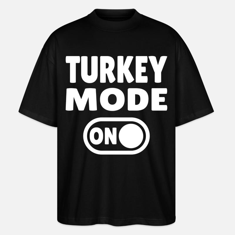 Mode dinde activé - T-shirt bio Blaster 2.0 coupe oversize Stanley/Stella Unisexe - noir