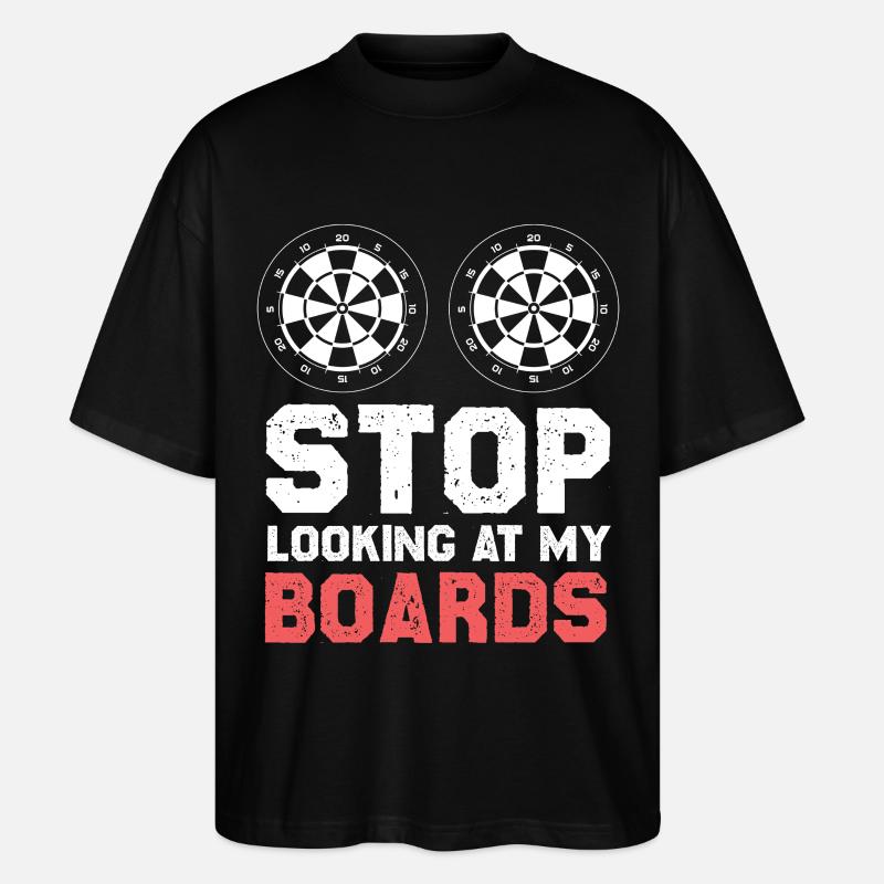 Arrêter, pas sur mes planches - T-shirt bio Blaster 2.0 coupe oversize Stanley/Stella Unisexe - noir