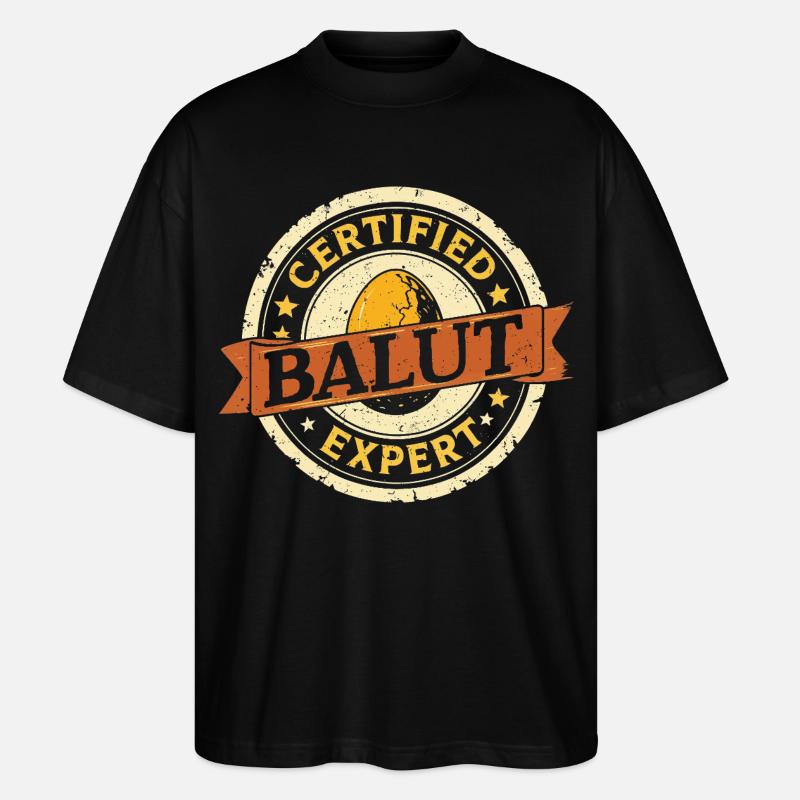 Certified Balut Expert Phillippinen - Stanley/Stella Oversized Unisex Bio T-Shirt Blaster 2.0 - Schwarz