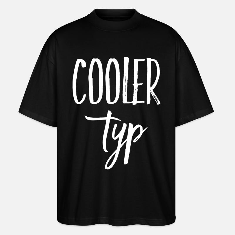 COOLER TYP - Stanley/Stella Oversized Unisex Bio T-Shirt Blaster 2.0 - Schwarz