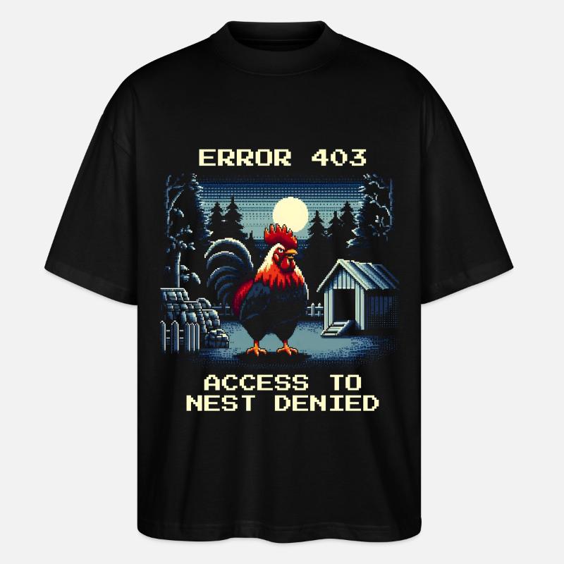 Accès refusé | Erreur Nest 403 - T-shirt bio Blaster 2.0 coupe oversize Stanley/Stella Unisexe - noir