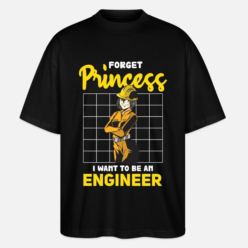 Rêve de planification énergétique d’ingénieur - T-shirt bio Blaster 2.0 coupe oversize Stanley/Stella Unisexe - noir