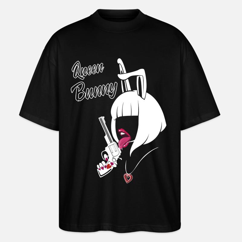 verliebt - Stanley/Stella Oversized Unisex Bio T-Shirt Blaster 2.0 - Schwarz