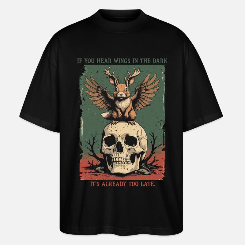 Wolpertinger Mythological Creatures - Stanley/Stella Oversized Unisex Organic T-shirt Blaster 2.0 - black