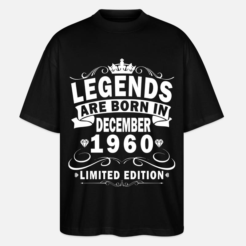 65e anniversaire Édition limitée décembre - T-shirt bio Blaster 2.0 coupe oversize Stanley/Stella Unisexe - noir