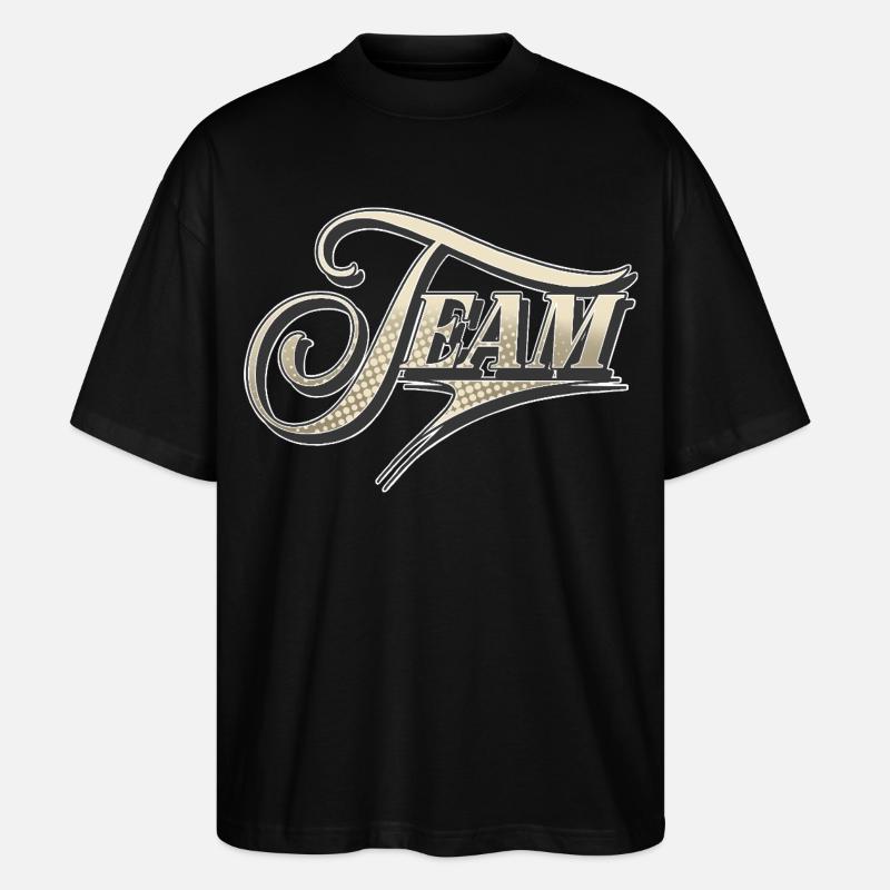 Team - Stanley/Stella Oversized Unisex Bio T-Shirt Blaster 2.0 - Schwarz