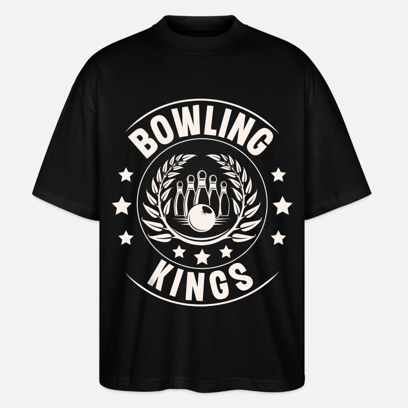 Bowling - Stanley/Stella Oversized Unisex Bio T-Shirt Blaster 2.0 - Schwarz