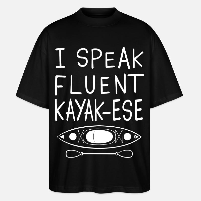 Kajak - Stanley/Stella Oversized Unisex Bio T-Shirt Blaster 2.0 - Schwarz