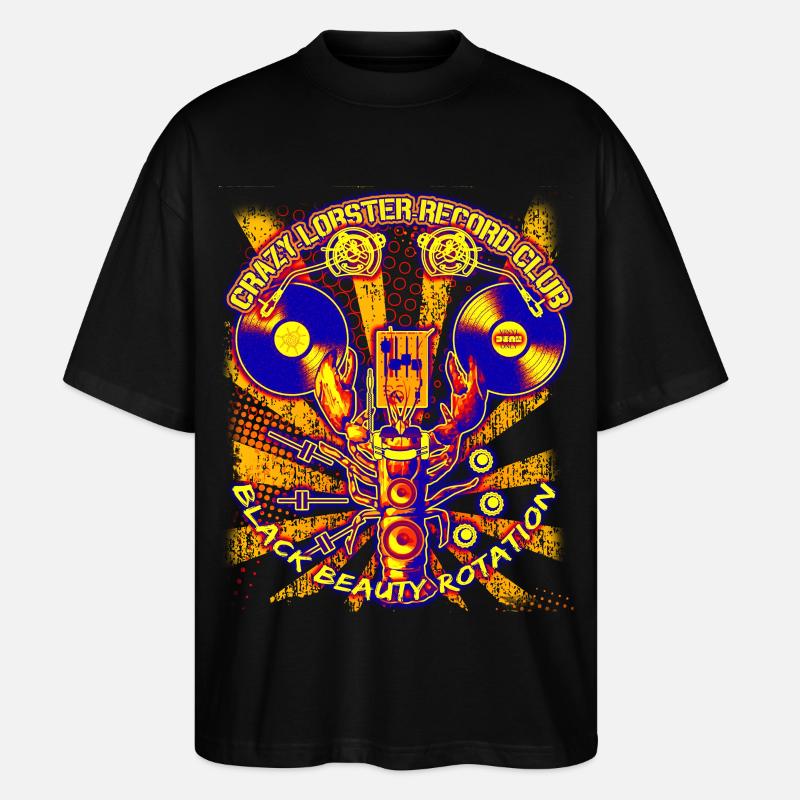 Djing - Stanley/Stella Oversized Unisex Bio T-Shirt Blaster 2.0 - Schwarz