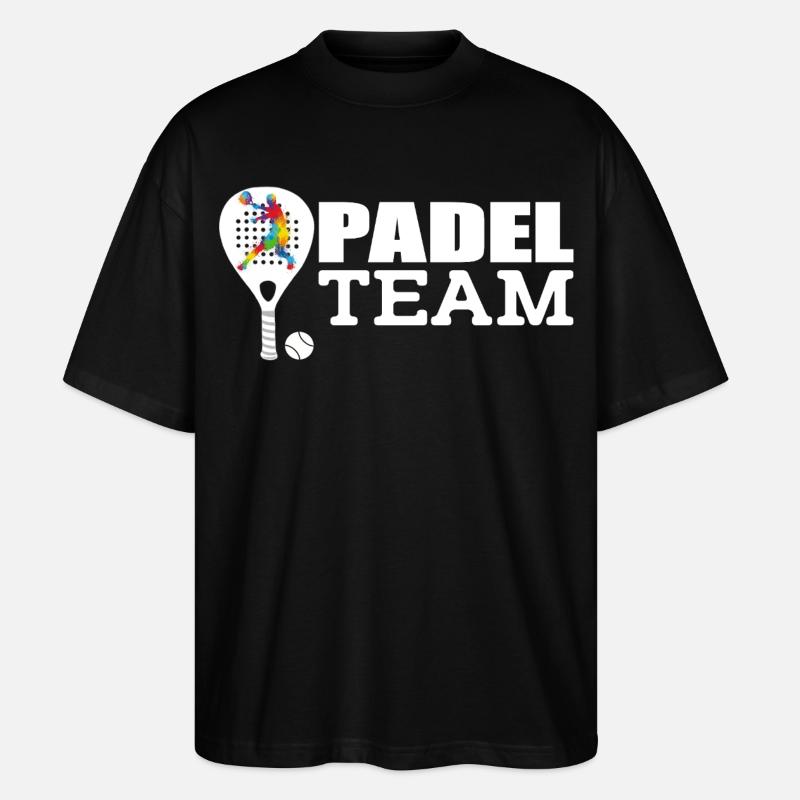 Padel - Stanley/Stella Oversized Unisex Bio T-Shirt Blaster 2.0 - Schwarz