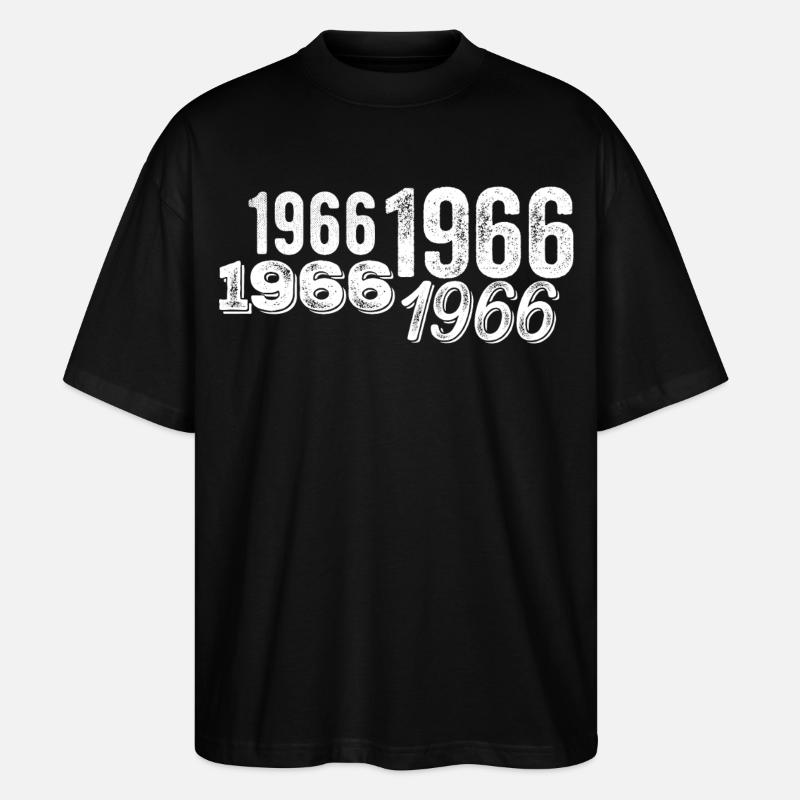 1966 - Stanley/Stella Oversized Unisex Bio T-Shirt Blaster 2.0 - Schwarz
