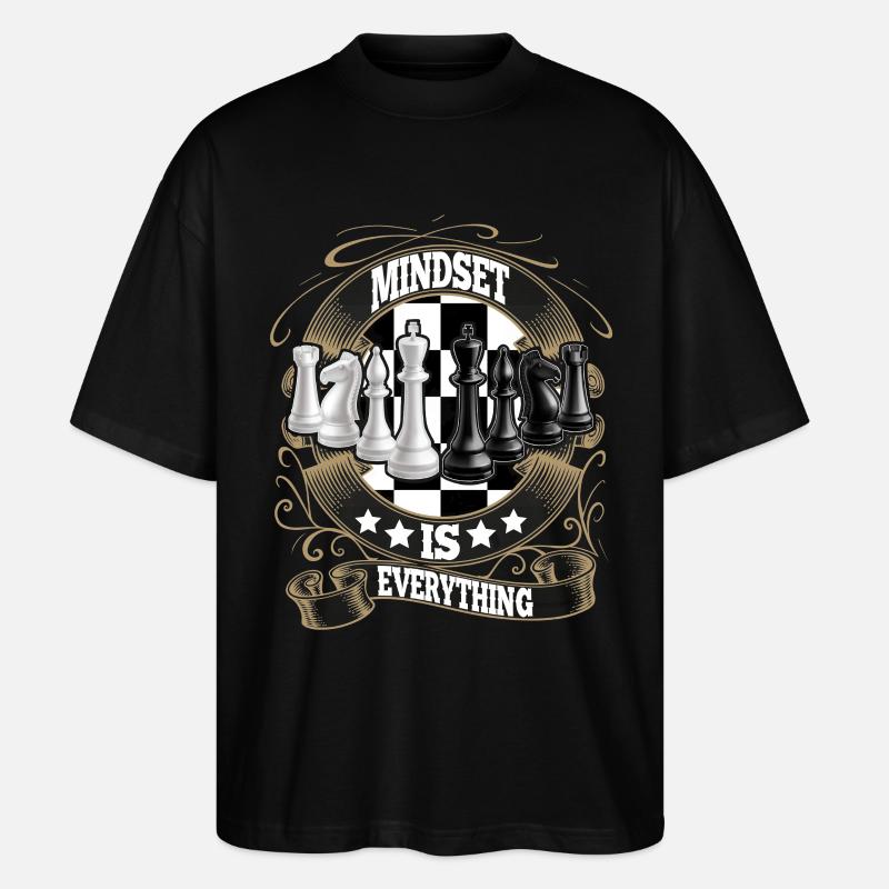 Schach - Stanley/Stella Oversized Unisex Bio T-Shirt Blaster 2.0 - Schwarz