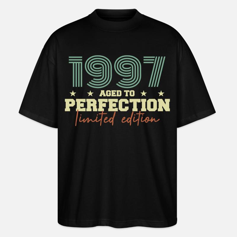 1997 - Stanley/Stella Oversized Unisex Bio T-Shirt Blaster 2.0 - Schwarz