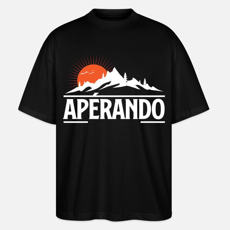 Sun Mountain Abenteuer - Stanley/Stella Oversized Unisex Bio T-Shirt Blaster 2.0 - Schwarz