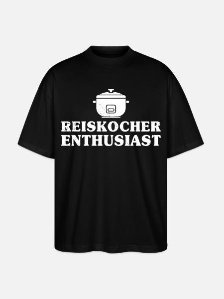 Cooking Rice Cooker ENTHUSIAST Fun - Stanley/Stella Oversized Unisex Organic T-shirt Blaster 2.0 - black