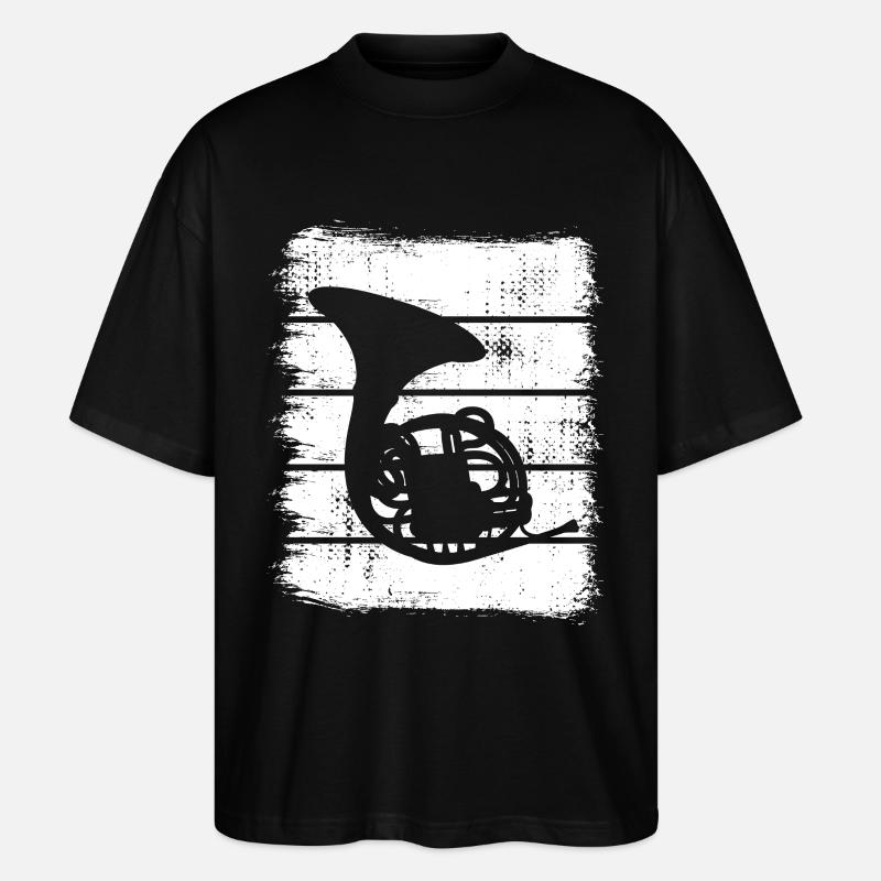 Cor français Sketch - T-shirt bio Blaster 2.0 coupe oversize Stanley/Stella Unisexe - noir