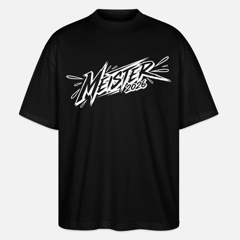 Meister 2026 - Stanley/Stella Oversized Unisex Bio T-Shirt Blaster 2.0 - Schwarz