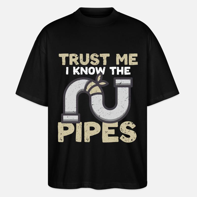 Pipe Layer Pipeline Builder - Stanley/Stella Oversized Unisex Organic T-shirt Blaster 2.0 - black