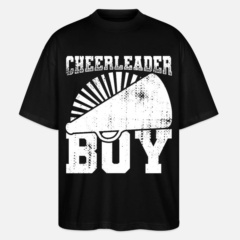 Cheerleader Boy - Stanley/Stella Oversized Unisex Bio T-Shirt Blaster 2.0 - Schwarz