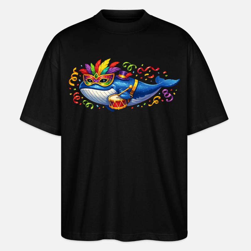 Cadeau du Carnaval de Karnewal - T-shirt bio Blaster 2.0 coupe oversize Stanley/Stella Unisexe - noir