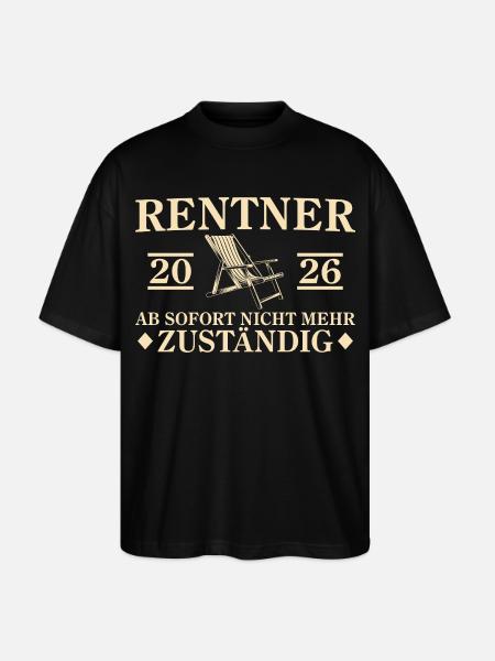 Retraite 2026 Retraite Non responsable - T-shirt bio Blaster 2.0 coupe oversize Stanley/Stella Unisexe - noir