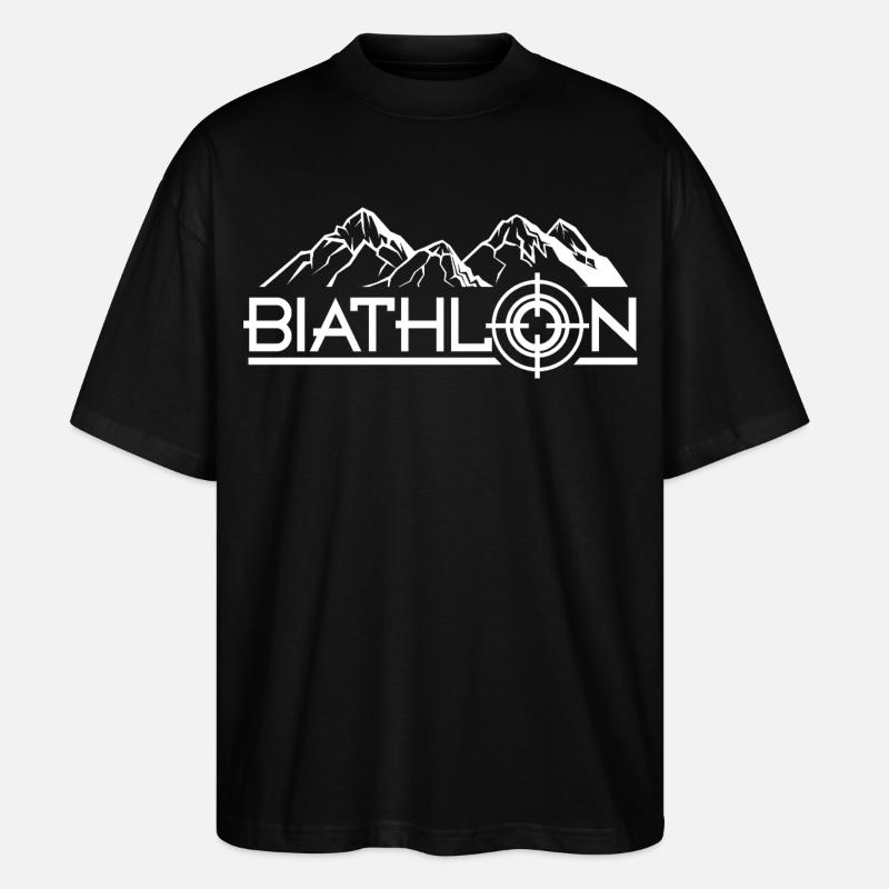 Biathlon - Stanley/Stella Oversized Unisex Bio T-Shirt Blaster 2.0 - Schwarz