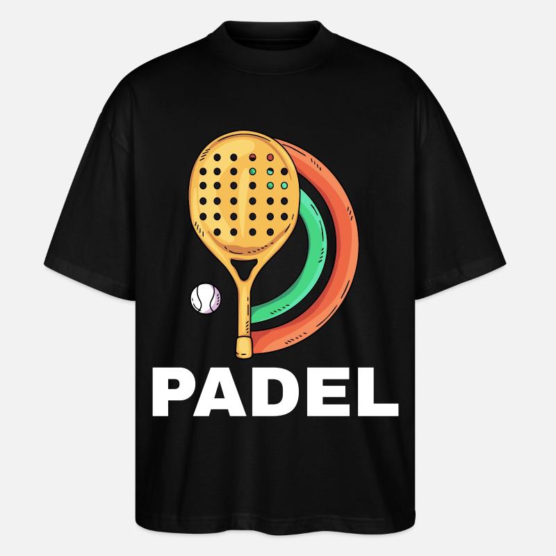 I can't I have padel - Stanley/Stella Oversized Unisex Organic T-shirt Blaster 2.0 - black