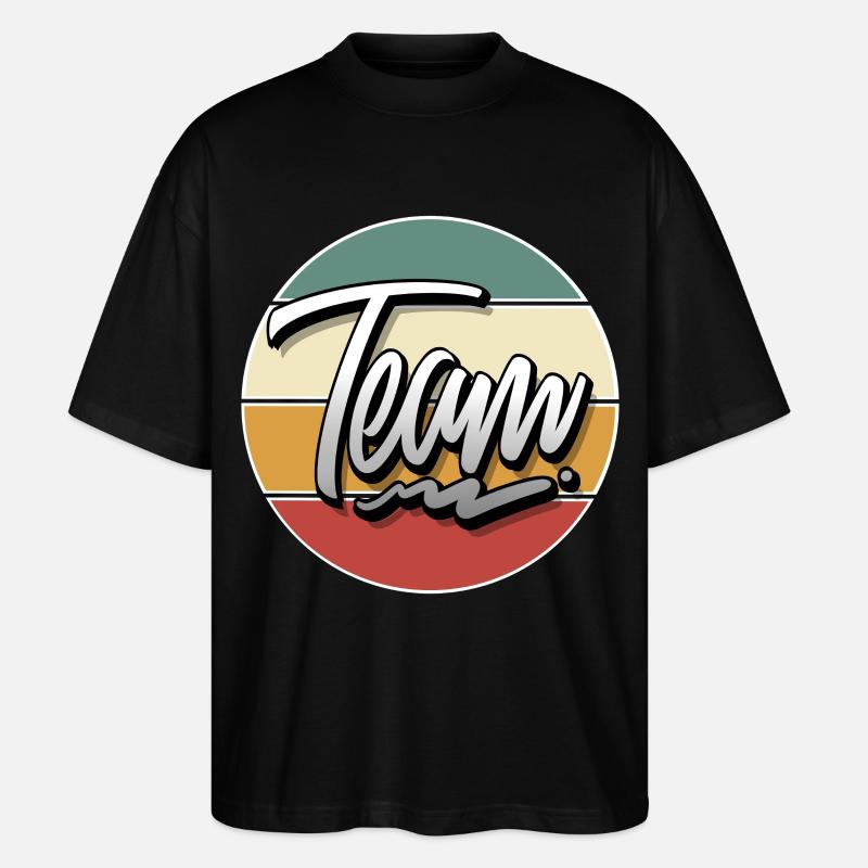Team - Stanley/Stella Oversized Unisex Bio T-Shirt Blaster 2.0 - Schwarz