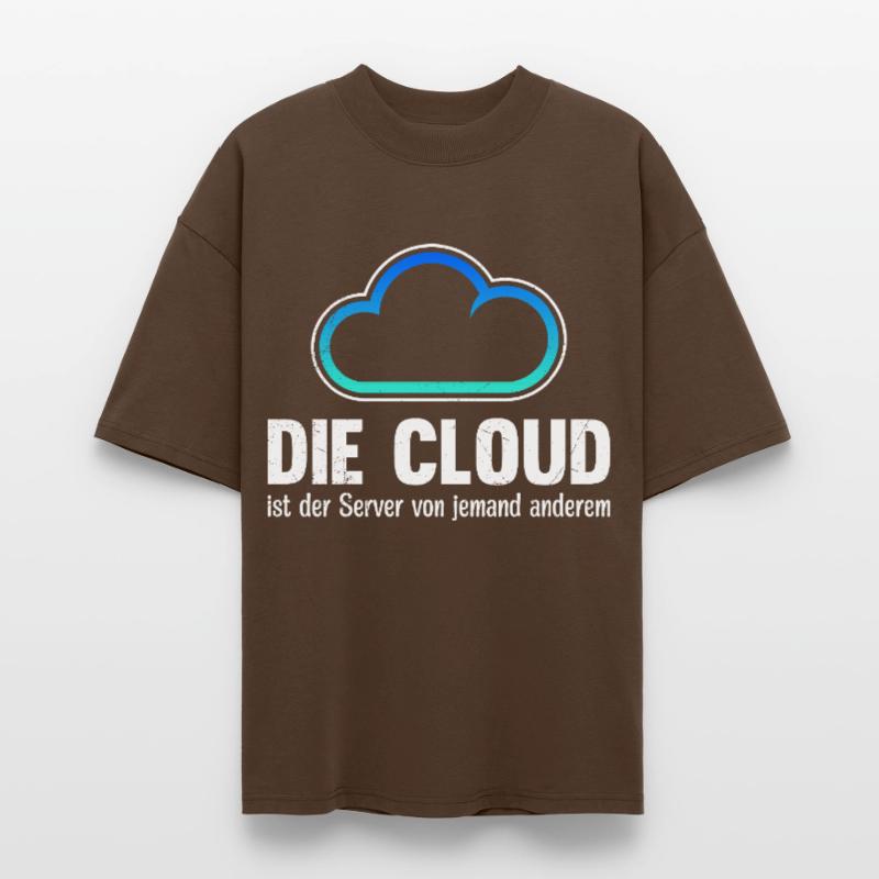 Coder THE CLOUD IS SOMEONE ELSE'S SERVER Stanley/Stella Oversized Unisex Organic T-shirt Blaster 2.0