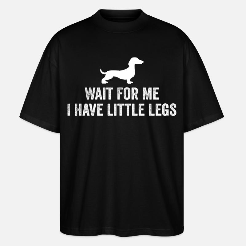 Bester Dackel Mama Papa Hundebesitzer Geschenk - Stanley/Stella Oversized Unisex Bio T-Shirt Blaster 2.0 - Schwarz