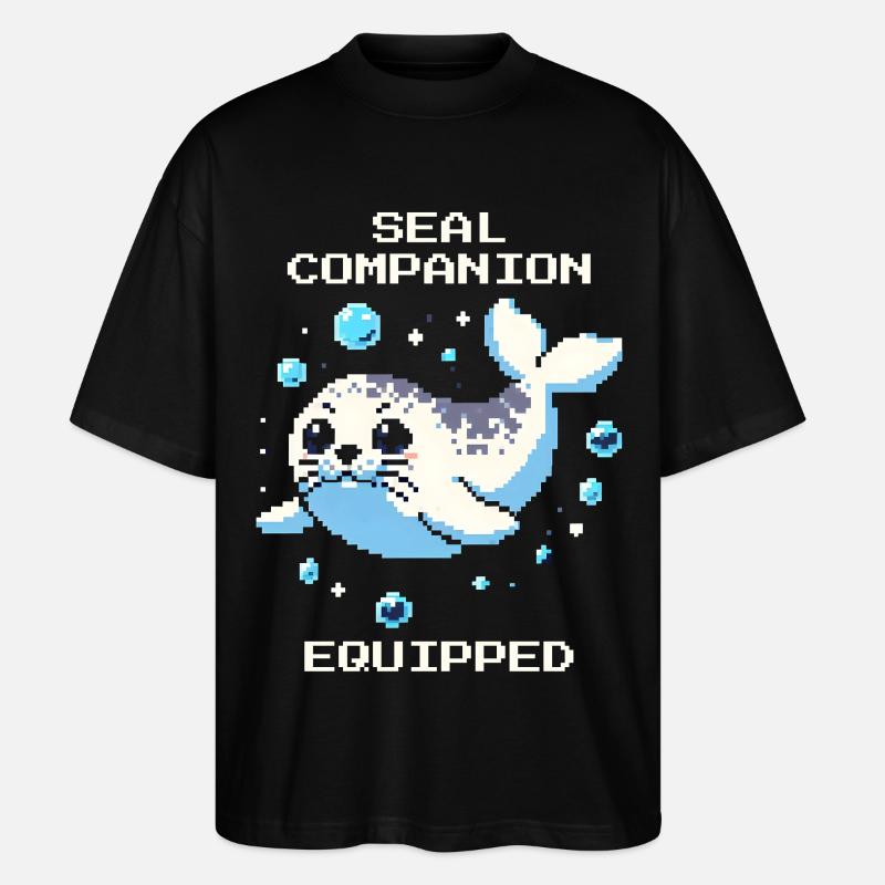 Compagnon de Sceau | Compagnon Sceau - T-shirt bio Blaster 2.0 coupe oversize Stanley/Stella Unisexe - noir