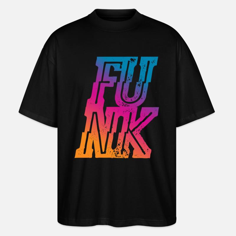 Funk - Stanley/Stella Oversized Unisex Bio T-Shirt Blaster 2.0 - Schwarz