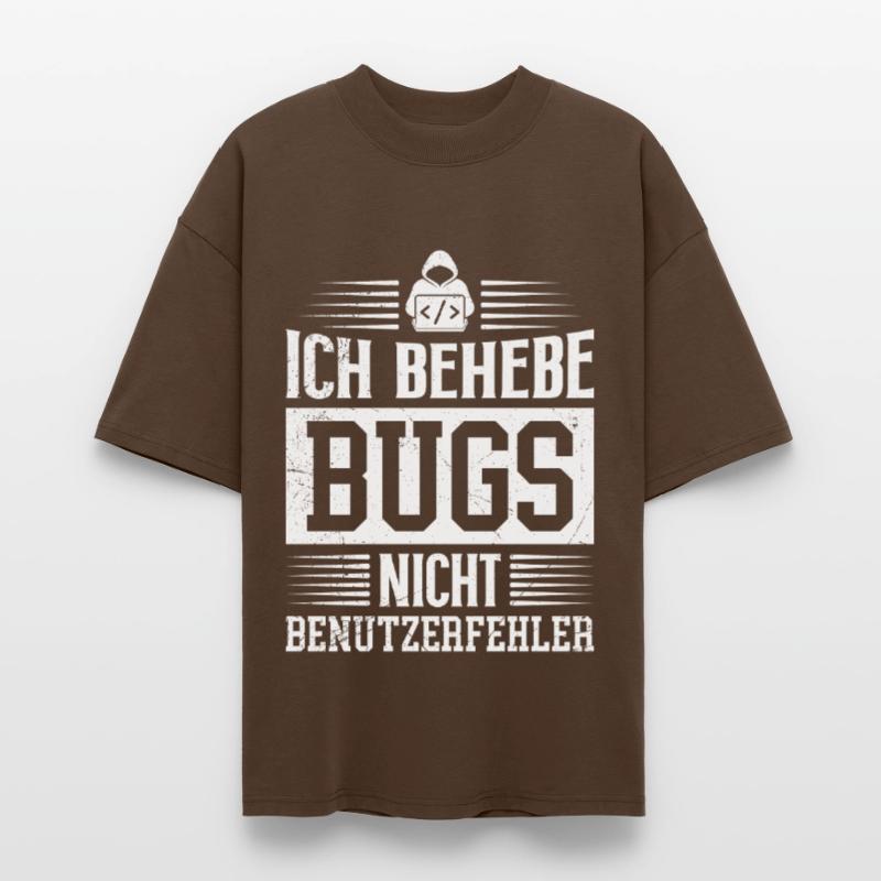 Coder I FIX BUGS NOT USER ERROR FUNNY Stanley/Stella Oversized Unisex Organic T-shirt Blaster 2.0