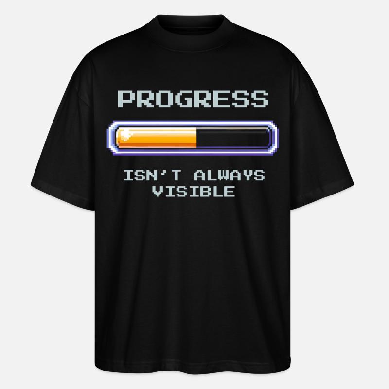 Invisible Progress | Social Work - Stanley/Stella Oversized Unisex Organic T-shirt Blaster 2.0 - black