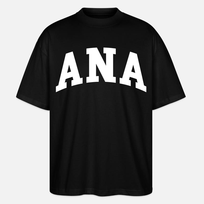 Ana - Stanley/Stella Oversized Unisex Bio T-Shirt Blaster 2.0 - Schwarz