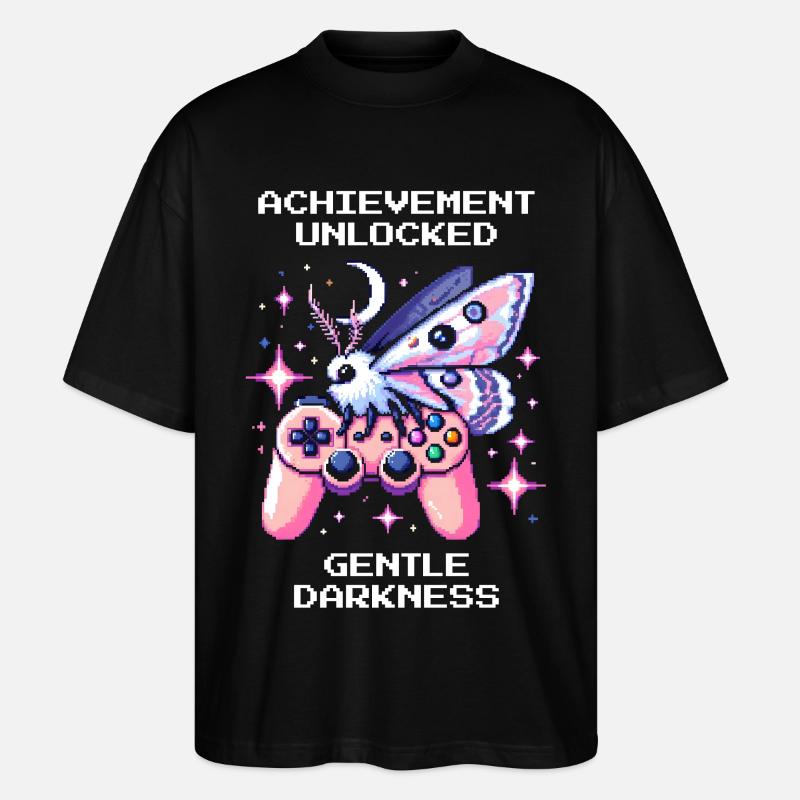 Gentle Darkness Unlocked | Soft Goth - Stanley/Stella Oversized Unisex Organic T-shirt Blaster 2.0 - black