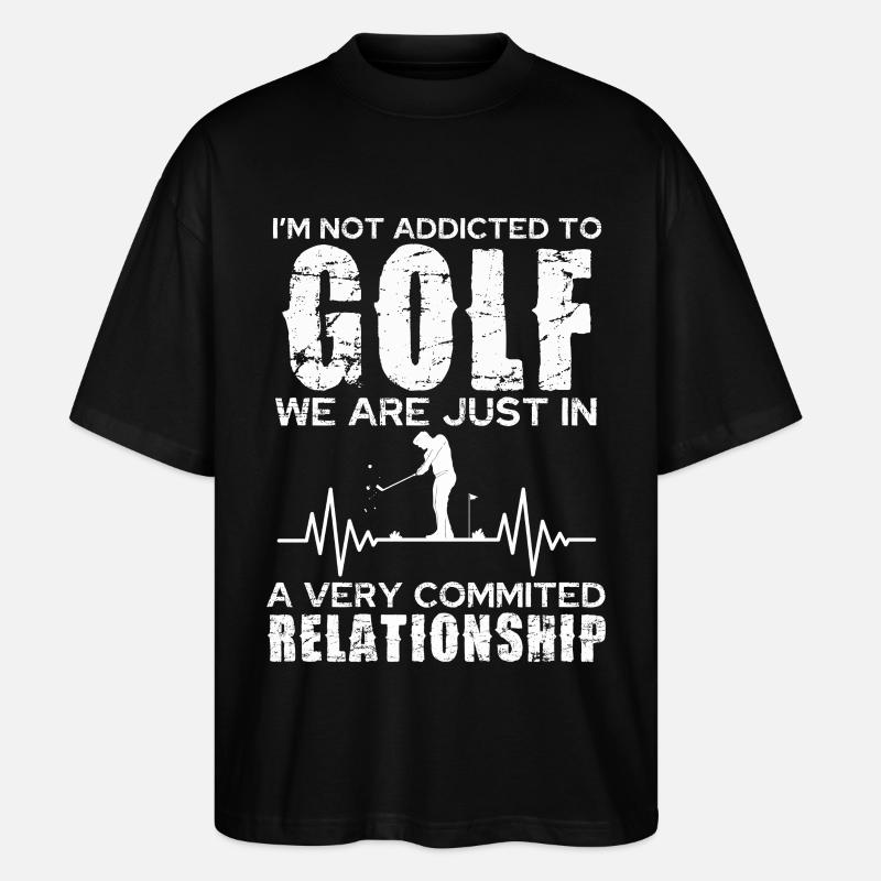 Relation golfeuse : passion engagée - T-shirt bio Blaster 2.0 coupe oversize Stanley/Stella Unisexe - noir