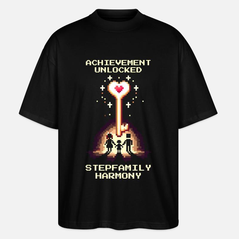 Harmonie Patchwork Débloquée | Patchwork - T-shirt bio Blaster 2.0 coupe oversize Stanley/Stella Unisexe - noir