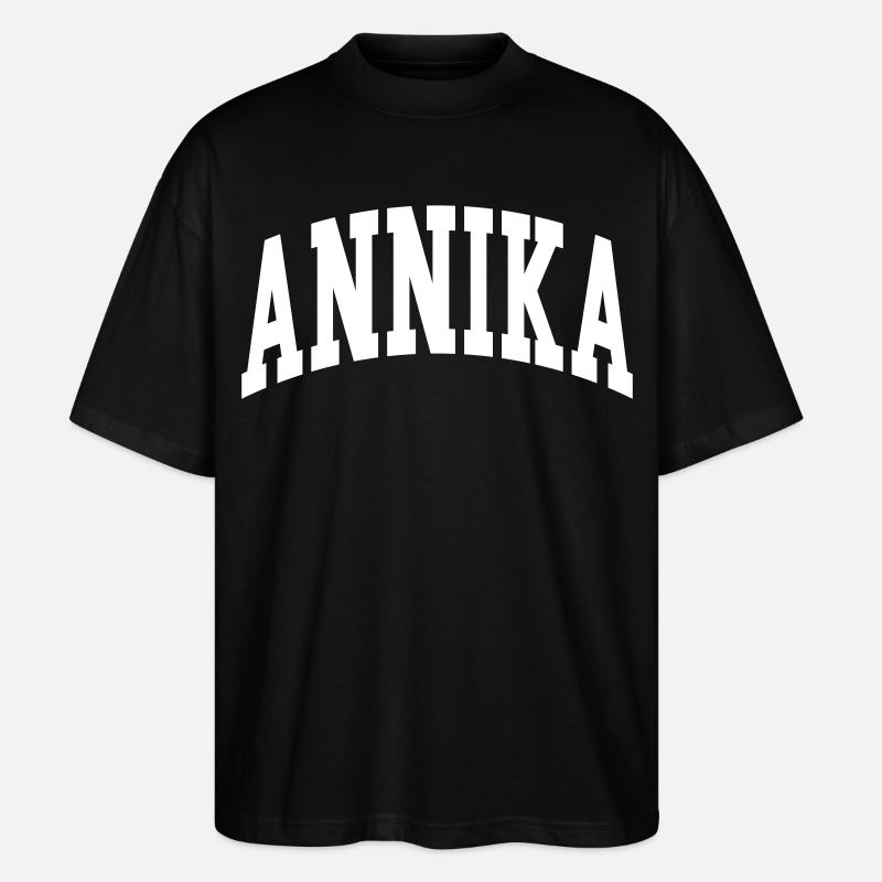 Annika - T-shirt bio Blaster 2.0 coupe oversize Stanley/Stella Unisexe - noir