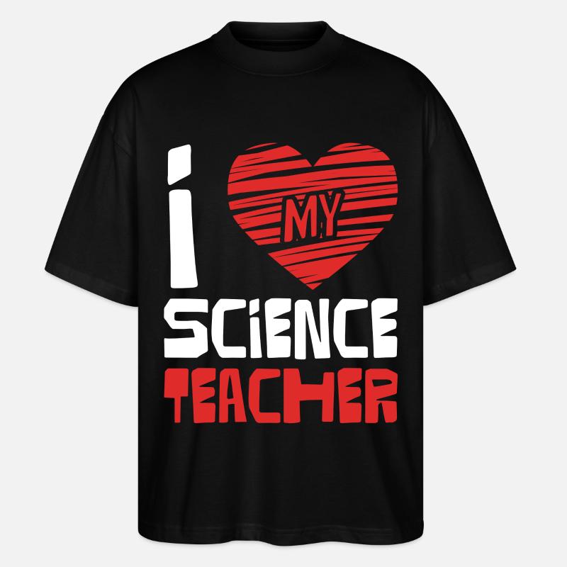 J’adore le professeur de sciences - T-shirt bio Blaster 2.0 coupe oversize Stanley/Stella Unisexe - noir