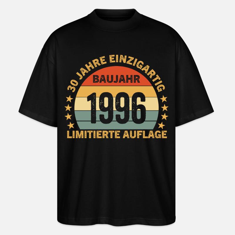 30 ANS D’ÉDITION LIMITÉE UNIQUE - T-shirt bio Blaster 2.0 coupe oversize Stanley/Stella Unisexe - noir