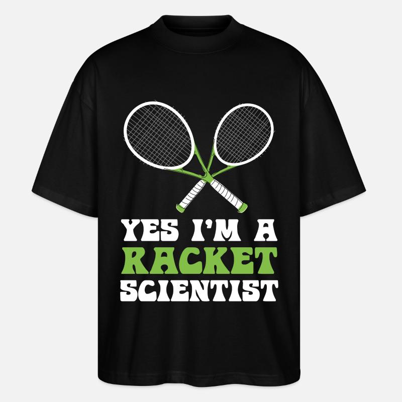 Schlägerwissenschaftler Spruch - Stanley/Stella Oversized Unisex Bio T-Shirt Blaster 2.0 - Schwarz