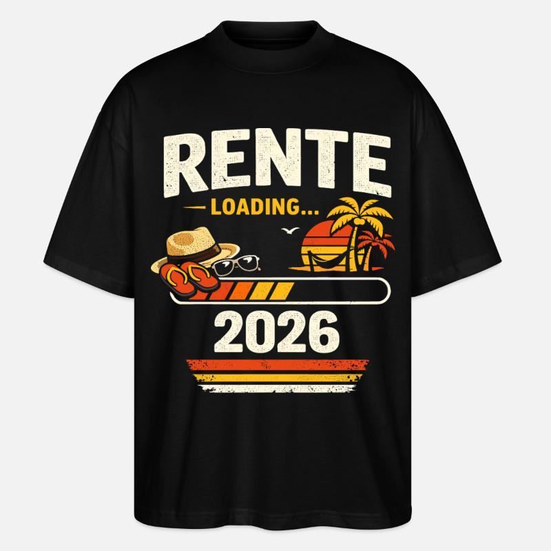 Pension loading 2026 - Stanley/Stella Oversized Unisex Organic T-shirt Blaster 2.0 - black