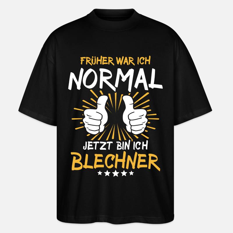 Épicéa de Blechner - T-shirt bio Blaster 2.0 coupe oversize Stanley/Stella Unisexe - noir