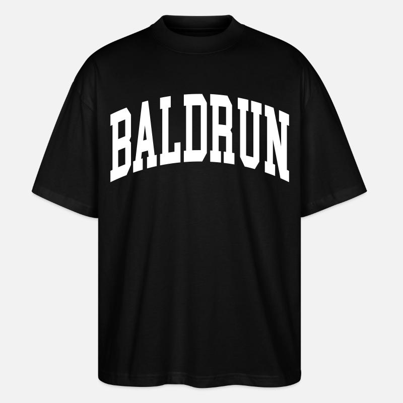 Baldrun - Stanley/Stella Oversized Unisex Bio T-Shirt Blaster 2.0 - Schwarz