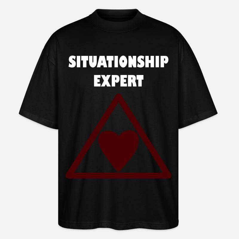 Expert en relations dans le triangle - T-shirt bio Blaster 2.0 coupe oversize Stanley/Stella Unisexe - noir