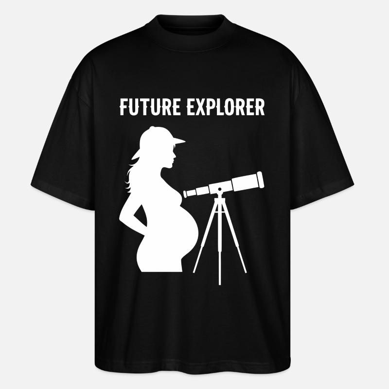 Future Explorer - Next Generation Space - Stanley/Stella Oversized Unisex Organic T-shirt Blaster 2.0 - black