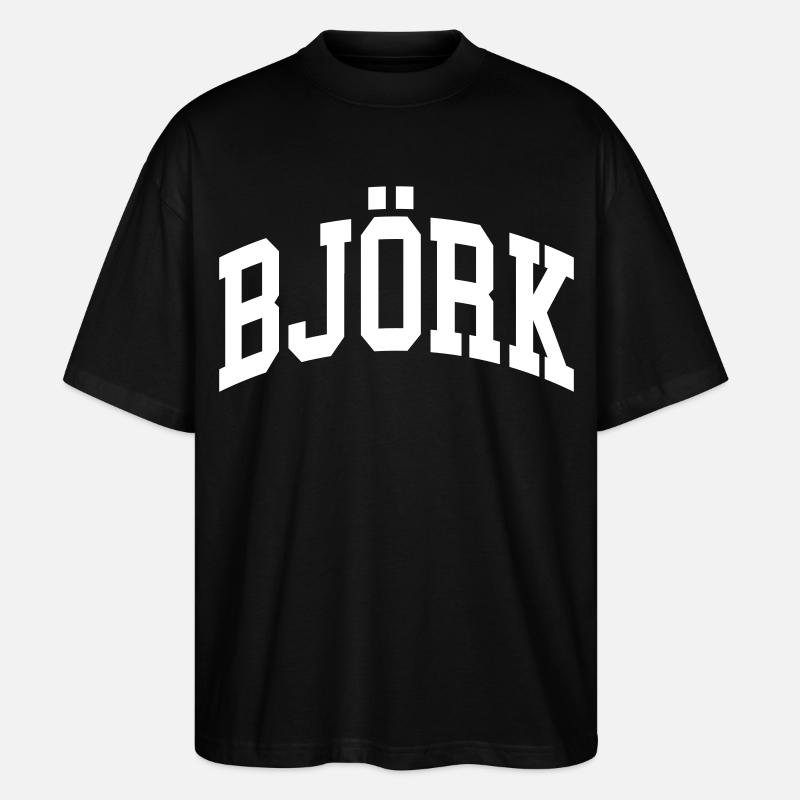 Björk - Stanley/Stella Oversized Unisex Bio T-Shirt Blaster 2.0 - Schwarz