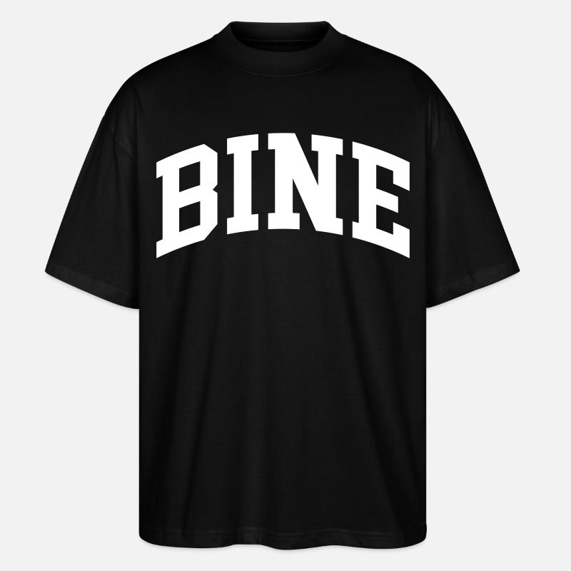 Bine - Stanley/Stella Oversized Unisex Bio T-Shirt Blaster 2.0 - Schwarz